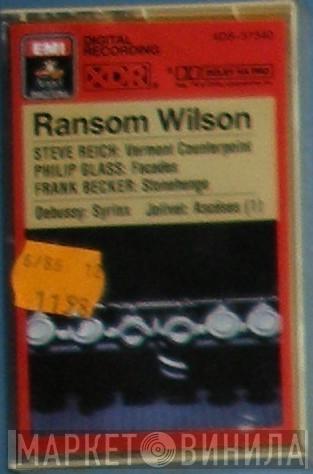  Ransom Wilson  - Vermont Counterpoint / Facades / Stonehenge