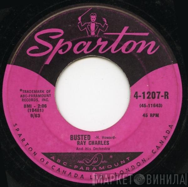  Ray Charles And His Orchestra  - Busted / Making Believe