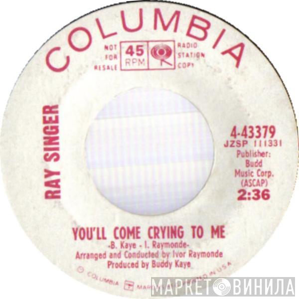 Ray Singer - You'll Come Crying To Me