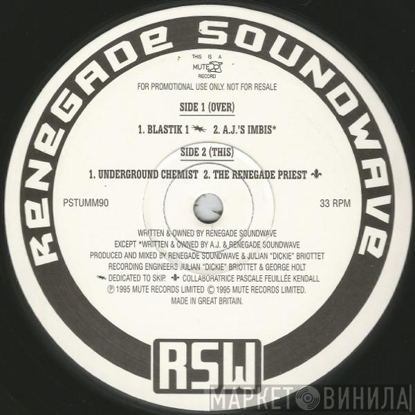  Renegade Soundwave  - Blastik 1 / Underground Chemist