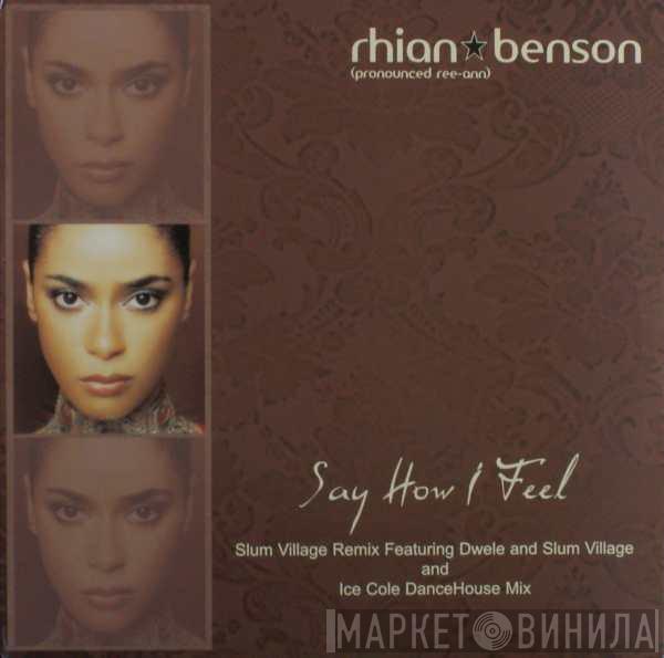 Rhian Benson - Say How I Feel