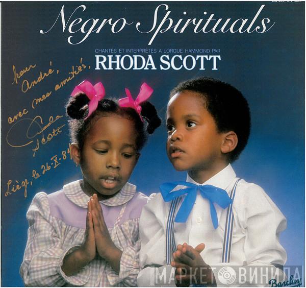  Rhoda Scott  - Negro Spirituals (Chantés Et Interprétés A L'Orgue Hammond Par Rhoda Scott)
