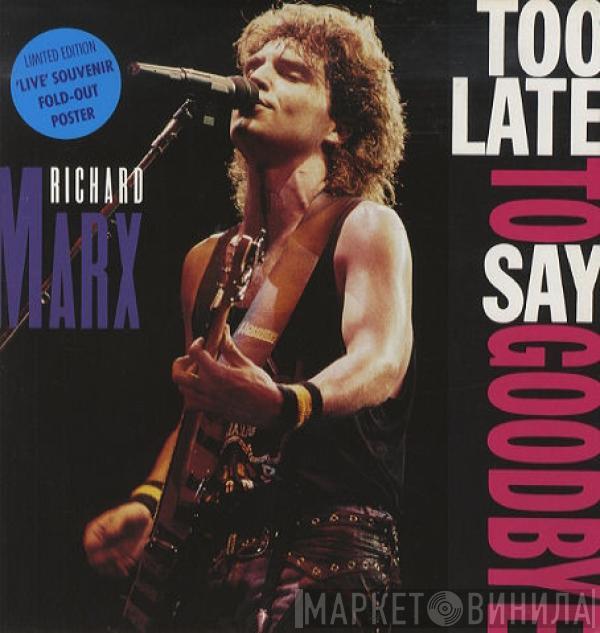 Richard Marx - Too Late To Say Goodbye