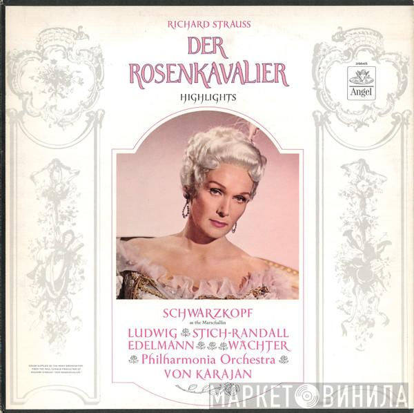 - Richard Strauss , Elisabeth Schwarzkopf , Christa Ludwig , Teresa Stich-Randall , Otto Edelmann , Eberhard Wächter , Philharmonia Orchestra  Herbert von Karajan  - Der Rosenkavalier (Highlights)