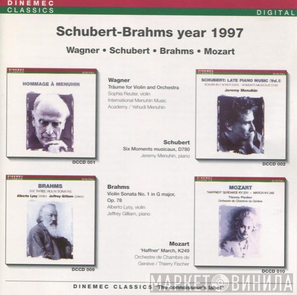• Richard Wagner • Franz Schubert • Johannes Brahms  Wolfgang Amadeus Mozart  - Schubert-Brahms Year 1997