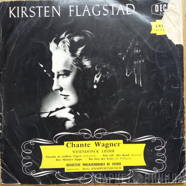 , Richard Wagner , Kirsten Flagstad , Wiener Philharmoniker  Hans Knappertsbusch  - Kirsten Flagstad Chante Wagner - Wiesendonck Lieder