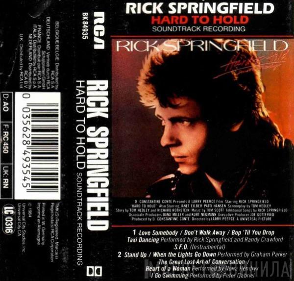 Rick Springfield - Hard To Hold - Soundtrack Recording