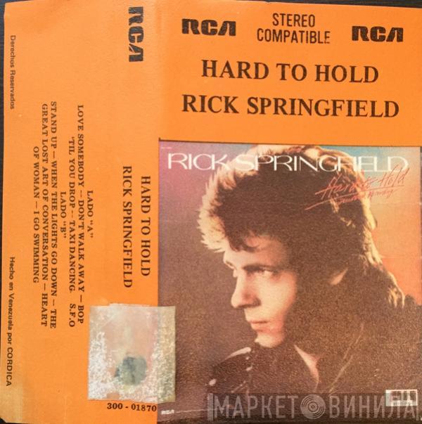  Rick Springfield  - Hard To Hold