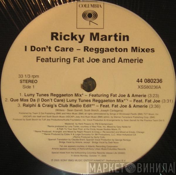  Ricky Martin  - I Don't Care (Reggaeton Mixes)