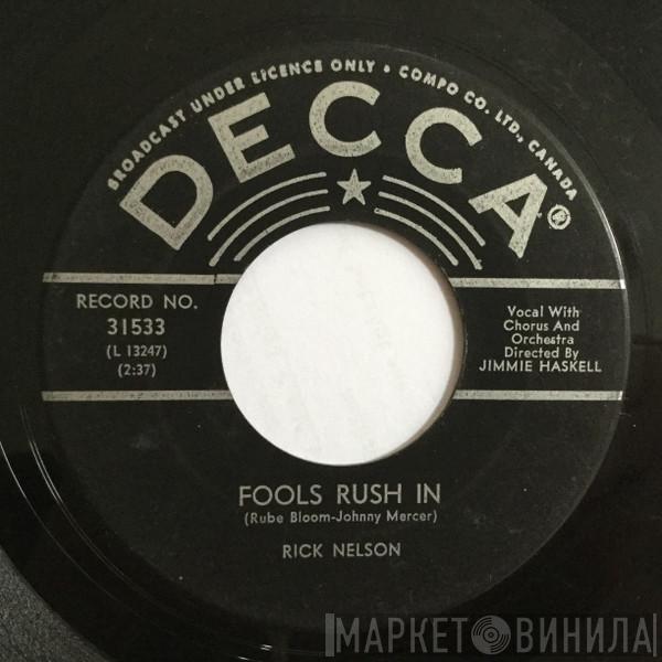  Ricky Nelson   - Fools Rush In / Down Home