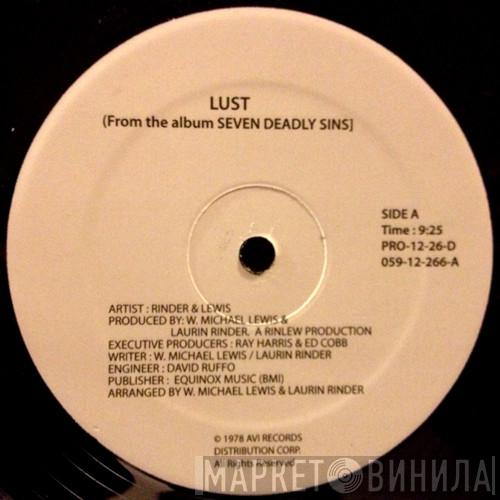 Rinder & Lewis - Lust / Love Potion #9