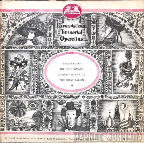 Rita Streich, Peter Anders , Willy Schneider, Elisabeth Lindermeier, Willy Hofmann, Gretl Schörg - Vienna Blood / Die Fledermaus / A Night In Venice / The Gipsy Baron