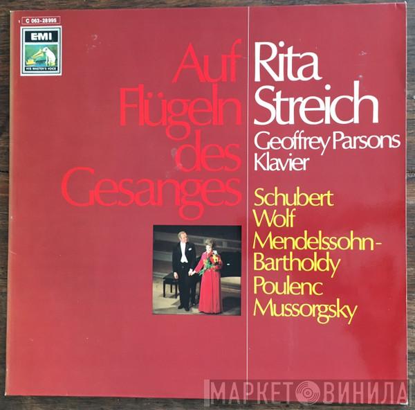 , Rita Streich , Geoffrey Parsons  , Franz Schubert , Hugo Wolf , Felix Mendelssohn-Bartholdy , Francis Poulenc  Modest Mussorgsky  - Auf Flügeln Des Gesanges