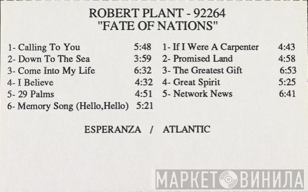  Robert Plant  - Fate Of Nations