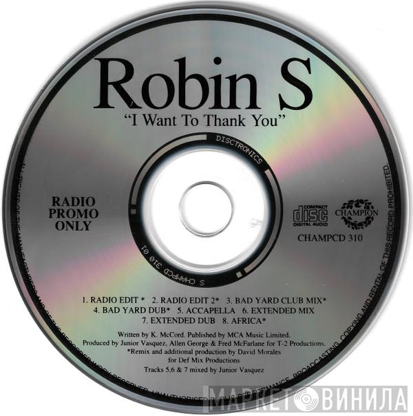 Robin S. - I Want To Thank You