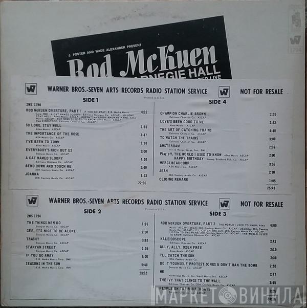  Rod McKuen  - At Carnegie Hall