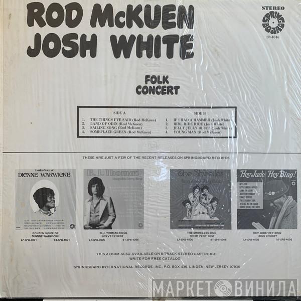 Rod McKuen, Josh White - Folk Concert