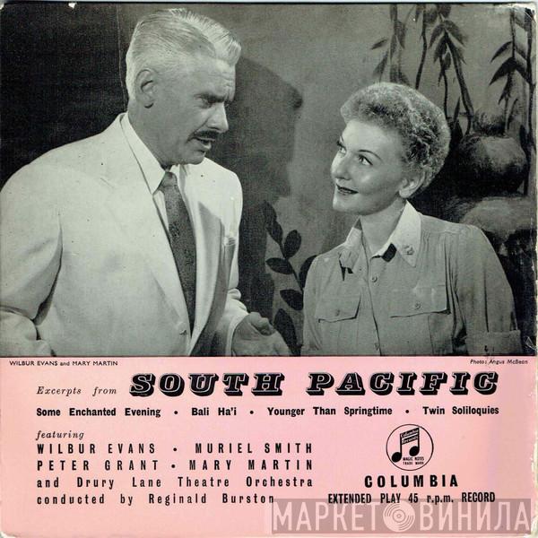 Rodgers & Hammerstein, Wilbur Evans, Muriel Smith, Peter Grant , Mary Martin, The Drury Lane Theatre Orchestra, Reginald Burston - Excerpts From "South Pacific" (No. 1)