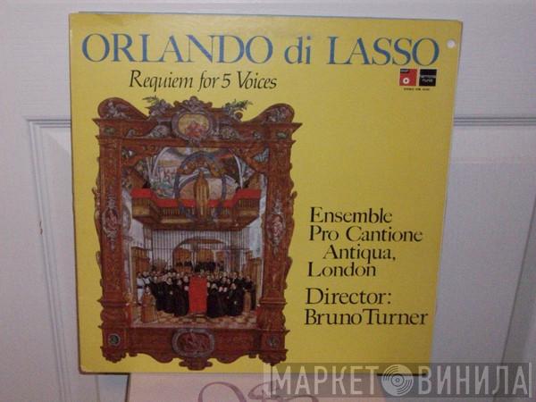 , Roland de Lassus , Pro Cantione Antiqua  Bruno Turner  - Requiem For 5 Voices