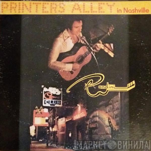 Ron Dini - Printers Alley In Nashville