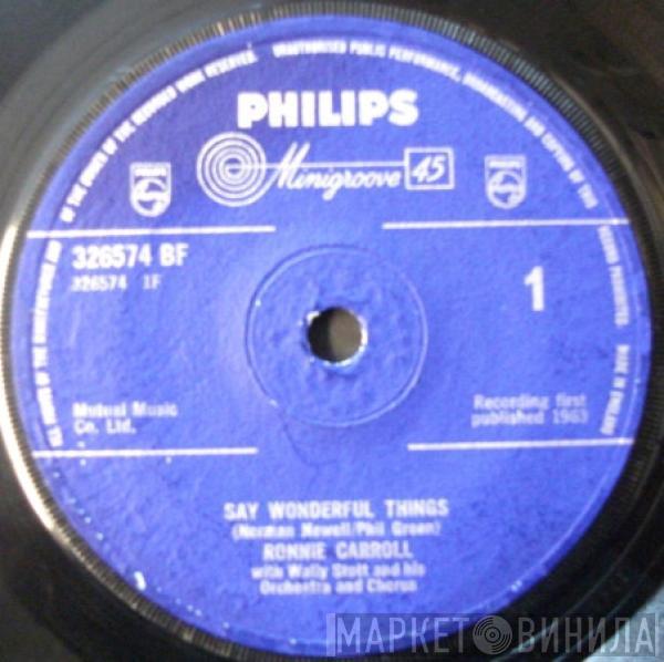  Ronnie Carroll  - Say Wonderful Things