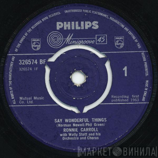 Ronnie Carroll - Say Wonderful Things