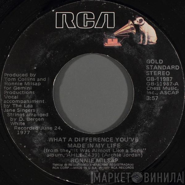  Ronnie Milsap  - What A Difference You've Made In My Life / Let's Take The Long Way Around The World
