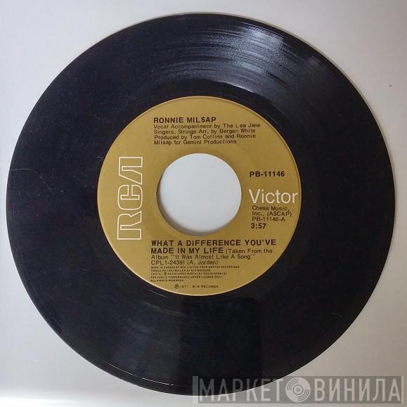  Ronnie Milsap  - What A Difference You've Made In My Life / Selfish