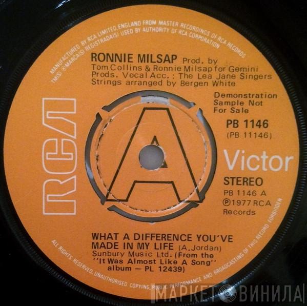 Ronnie Milsap - What A Difference You've Made In My Life