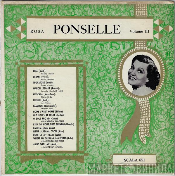 Rosa Ponselle - Volume III