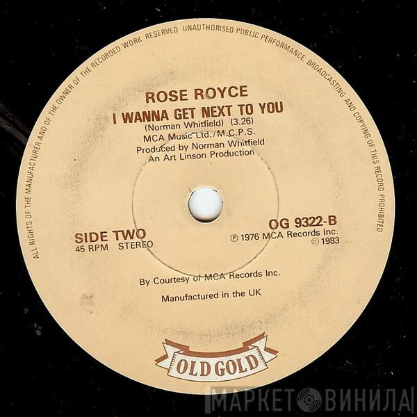  Rose Royce  - Car Wash / I Wanna Get Next To You