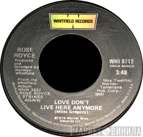  Rose Royce  - Love Don't Live Here Anymore