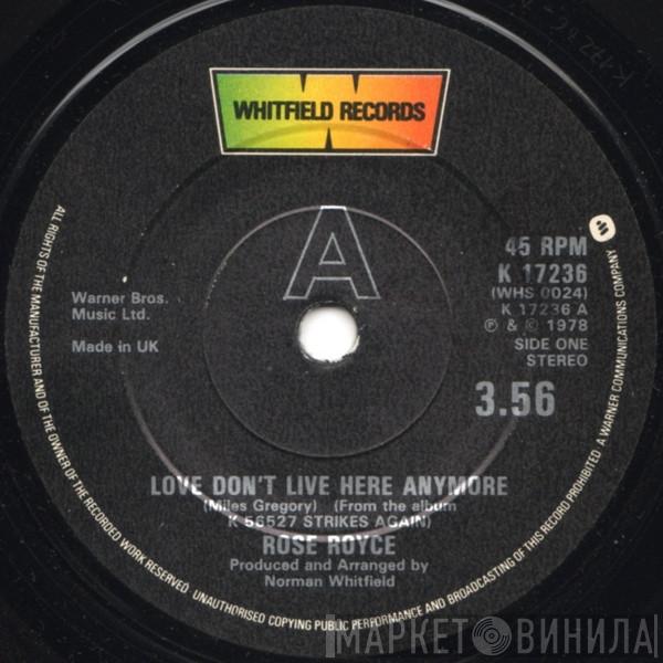 Rose Royce - Love Don't Live Here Anymore