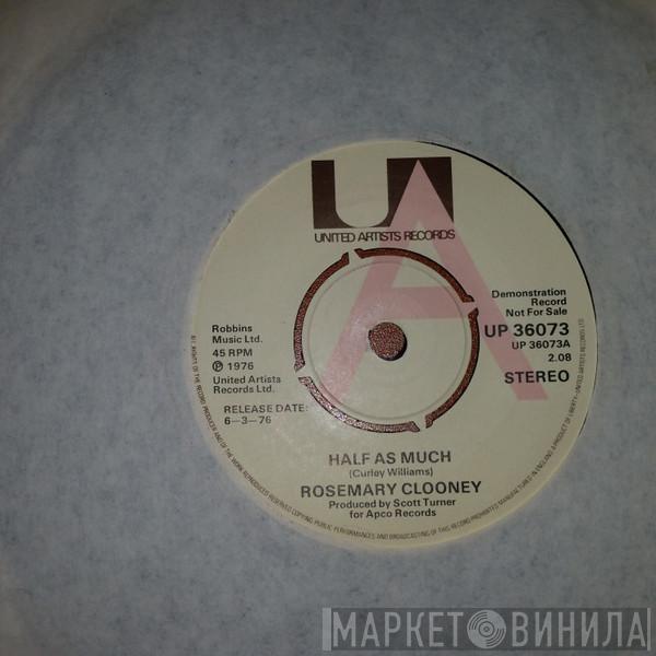 Rosemary Clooney - Half As Much