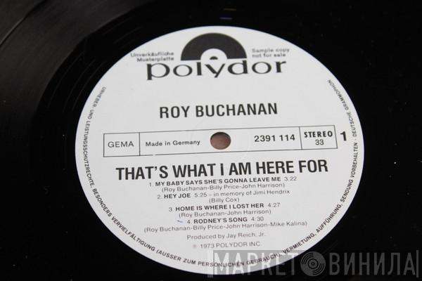  Roy Buchanan  - That's What I Am Here For
