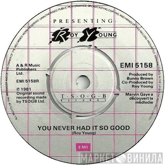 Roy Young  - You Never Had It So Good / Venus