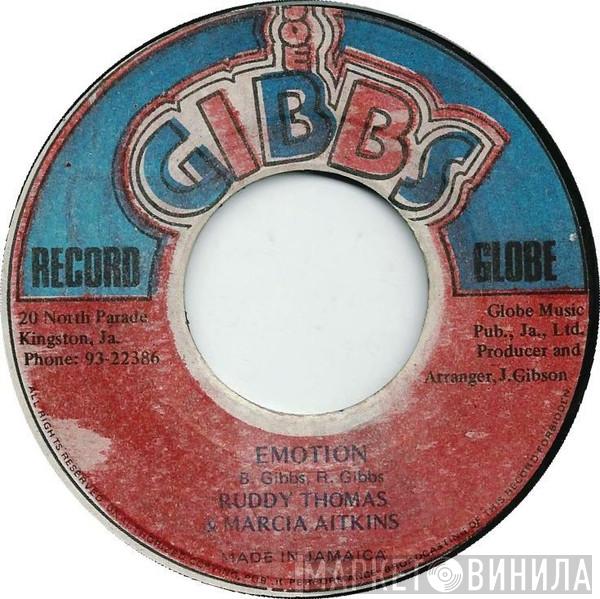 Ruddy Thomas, Marcia Aitken, Joe Gibbs & The Professionals - Emotion / Dub Motion