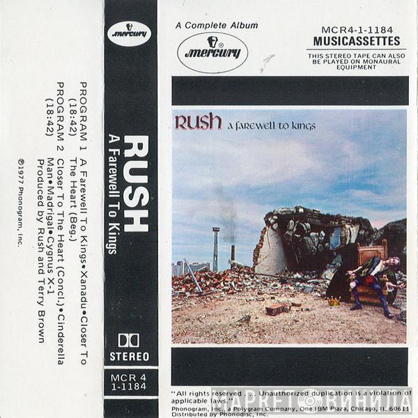  Rush  - A Farewell To Kings