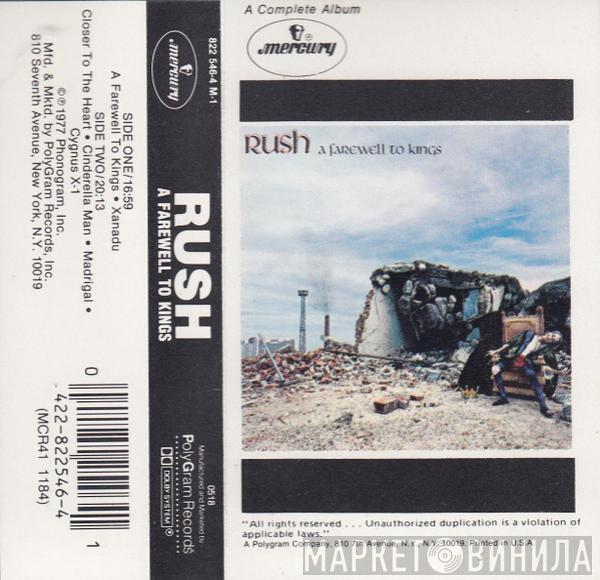  Rush  - A Farewell To Kings