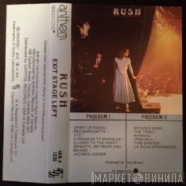  Rush  - Exit...Stage Left
