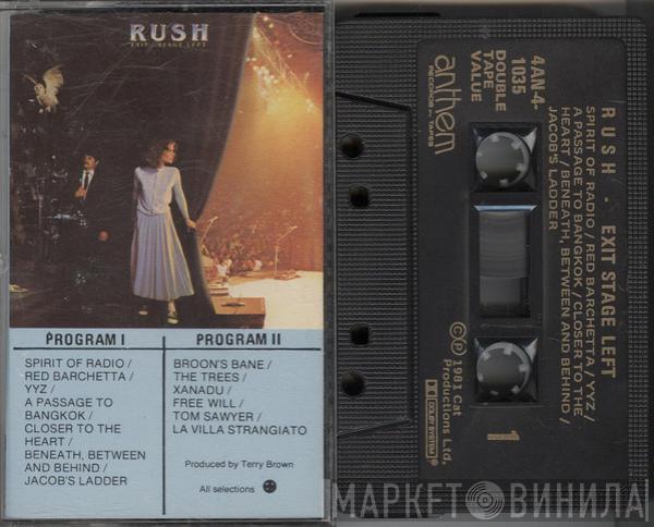  Rush  - Exit...Stage Left