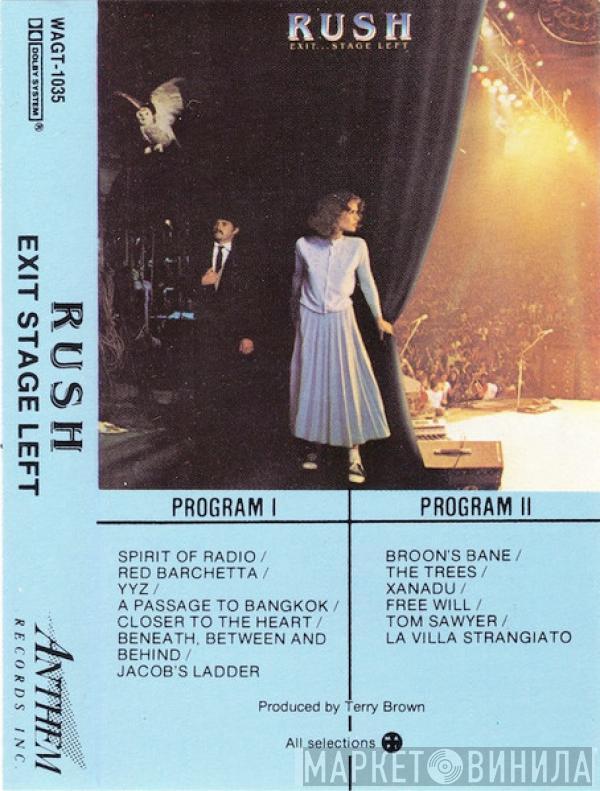  Rush  - Exit...Stage Left