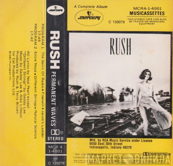  Rush  - Permanent Waves