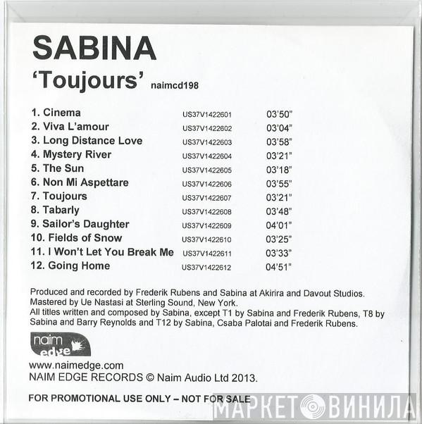 Sabina Sciubba - Toujours