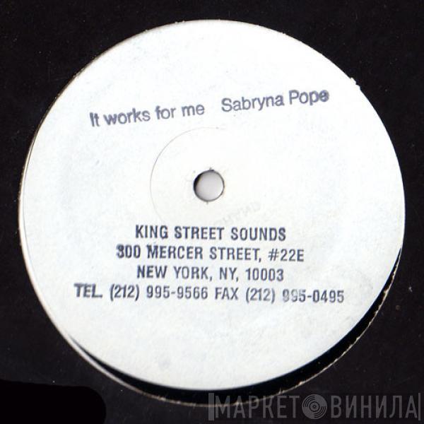 Sabrynaah Pope - It Works For Me