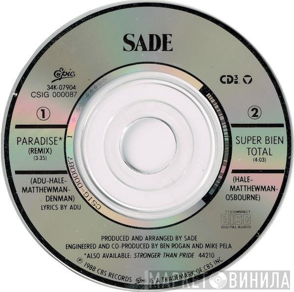  Sade  - Paradise