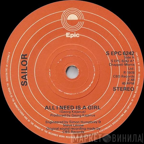 Sailor - All I Need Is A Girl