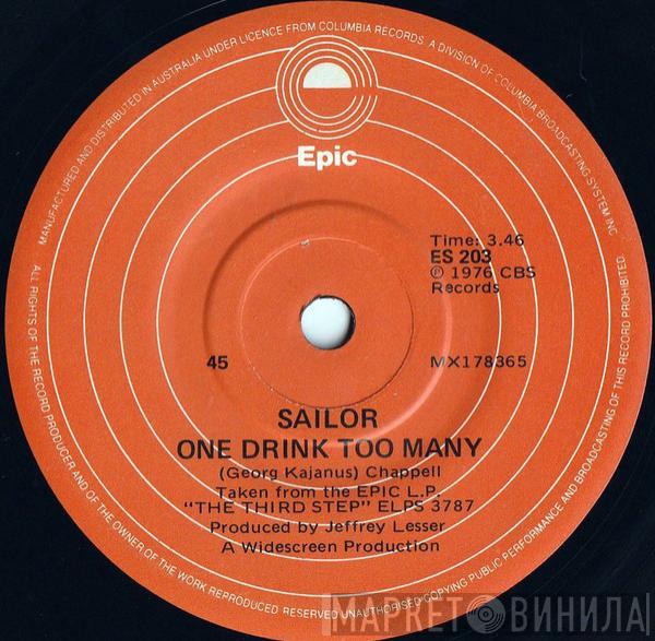  Sailor  - One Drink Too Many