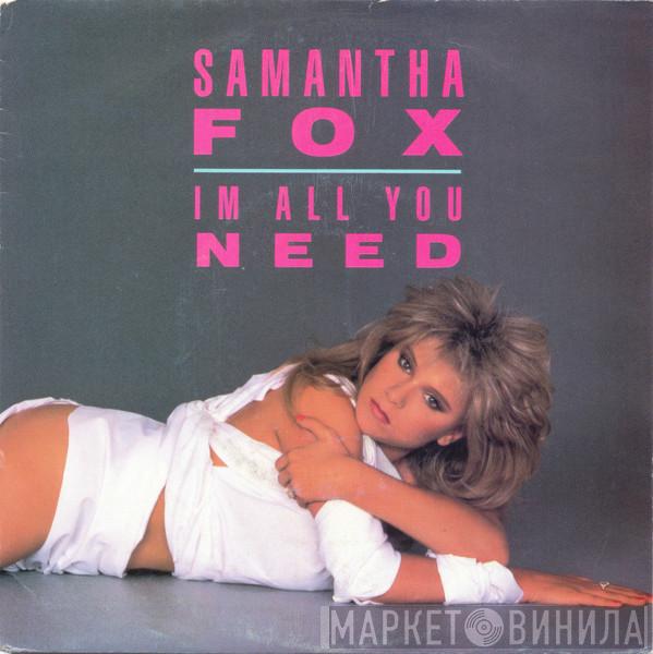 Samantha Fox - I'm All You Need