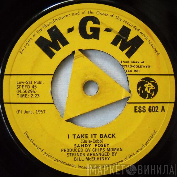  Sandy Posey  - I Take It Back